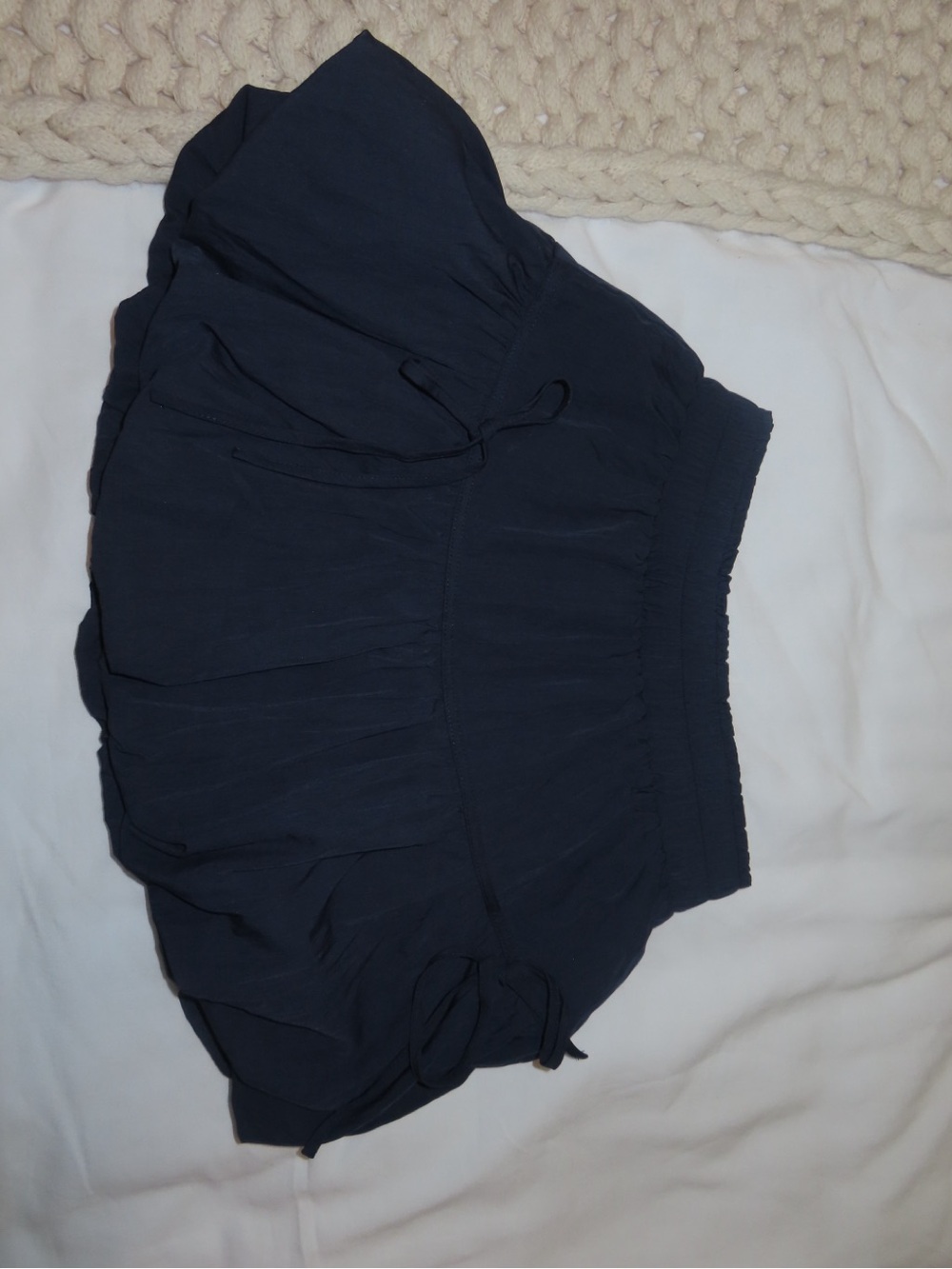 Windsor Navy Blue Tiered Skort with Elastic Waist